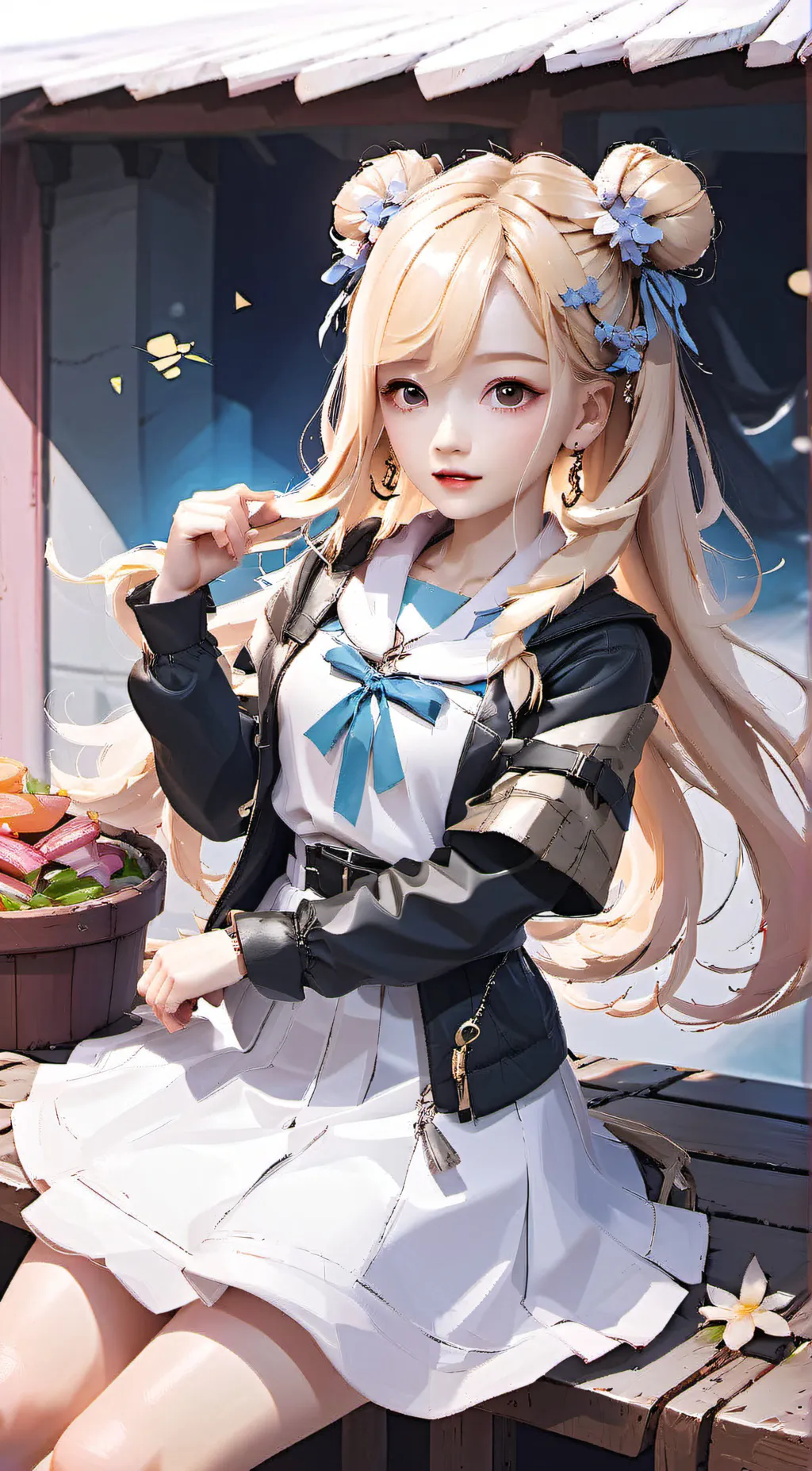 ai character: Katie  background