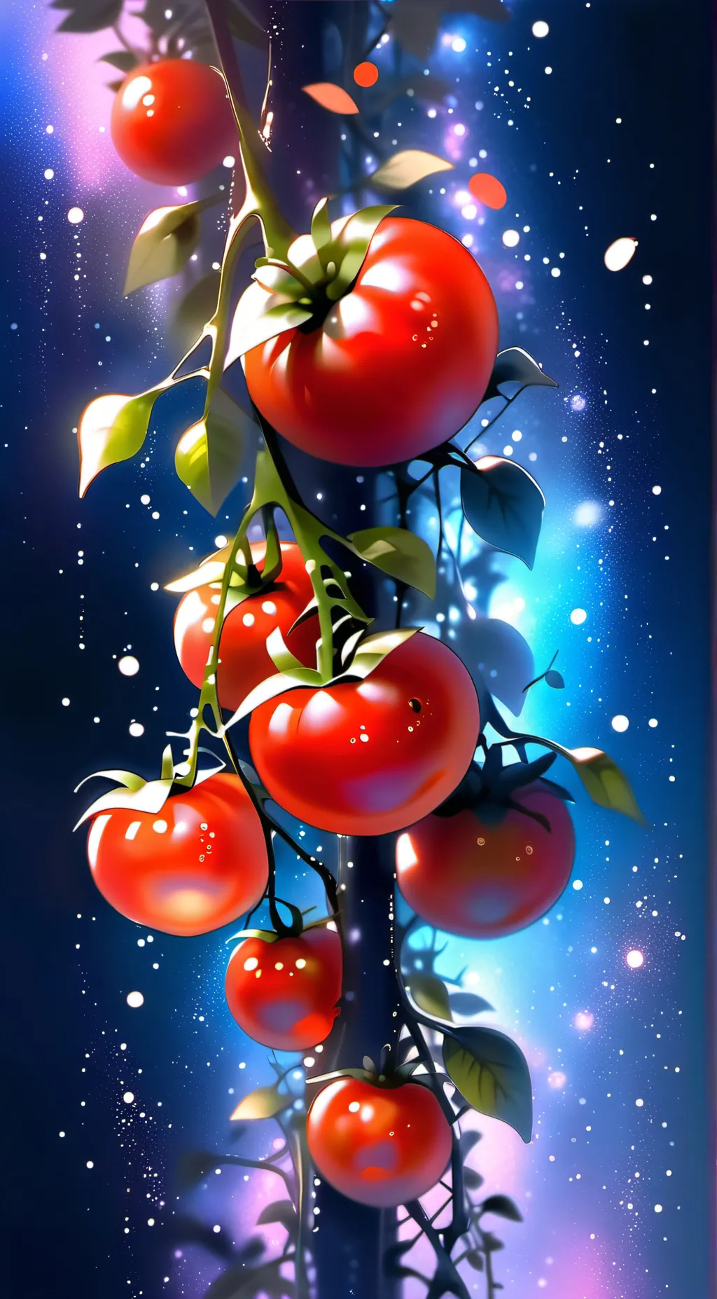 ai character: TOMATO background