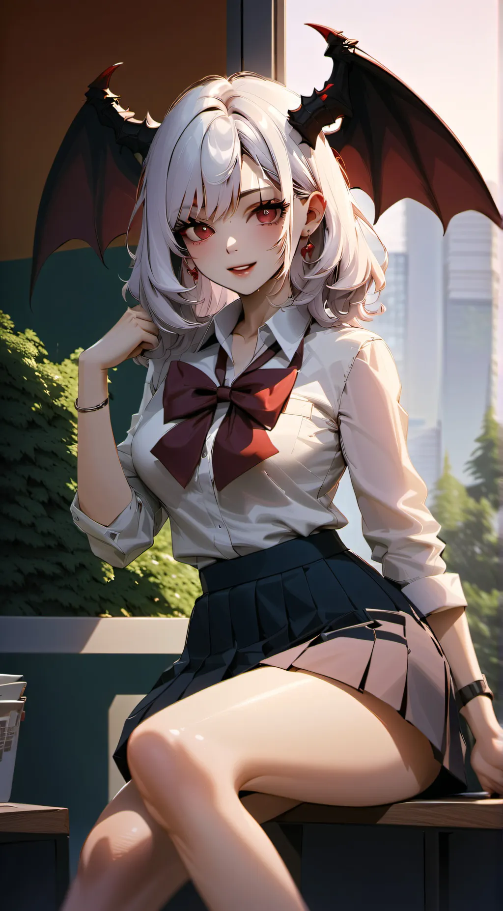 ai character: Lizzi background
