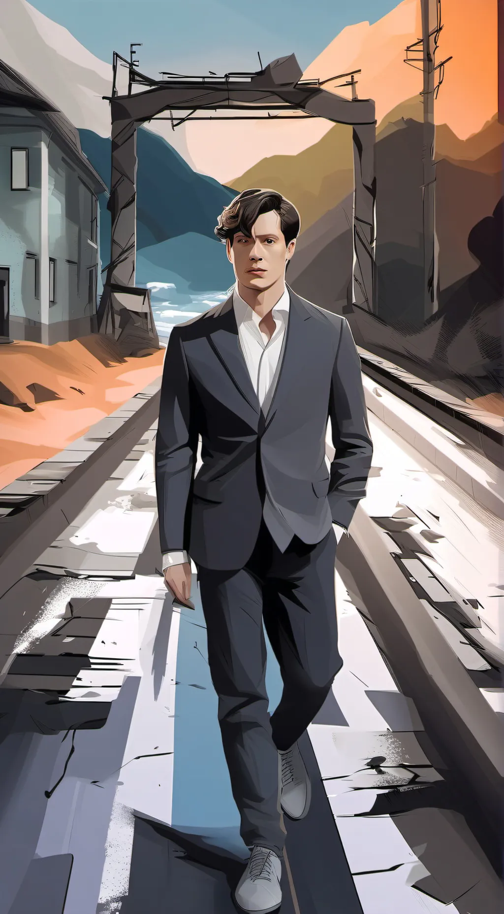 ai character: Hogwarts background
