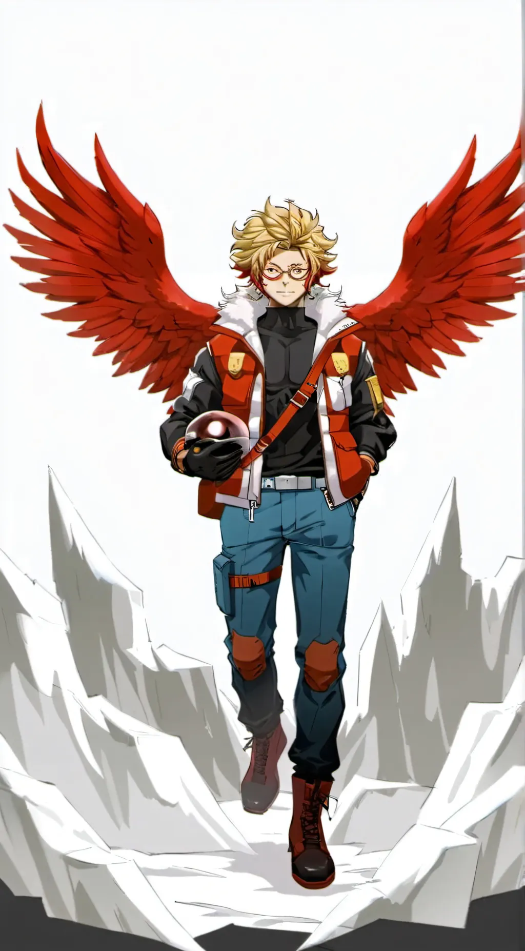 ai character: Hawks! (Mha)  background