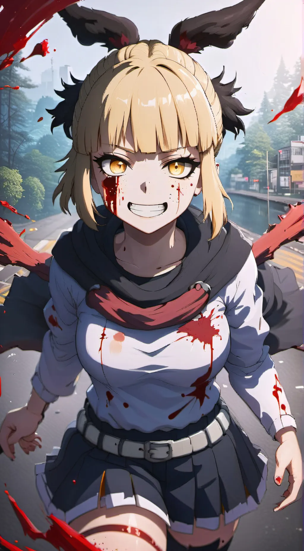 ai character: Himiko Toga background