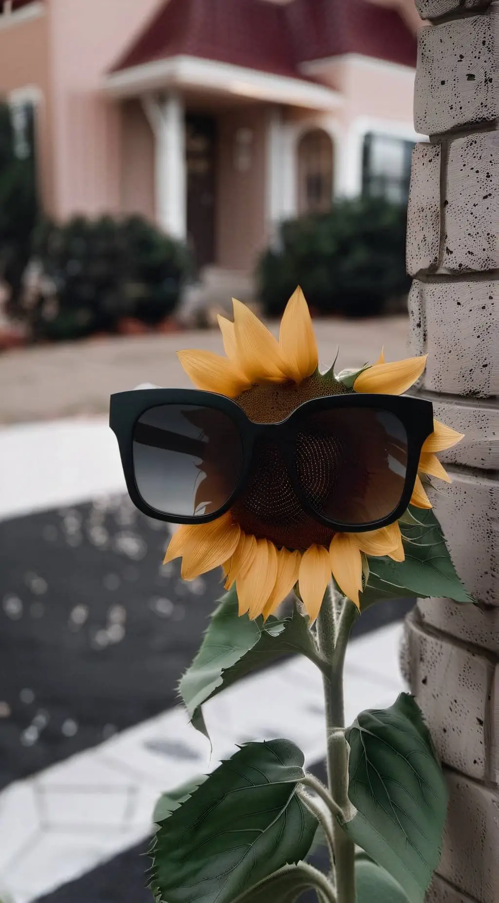 ai character: Angry Sunflower  background