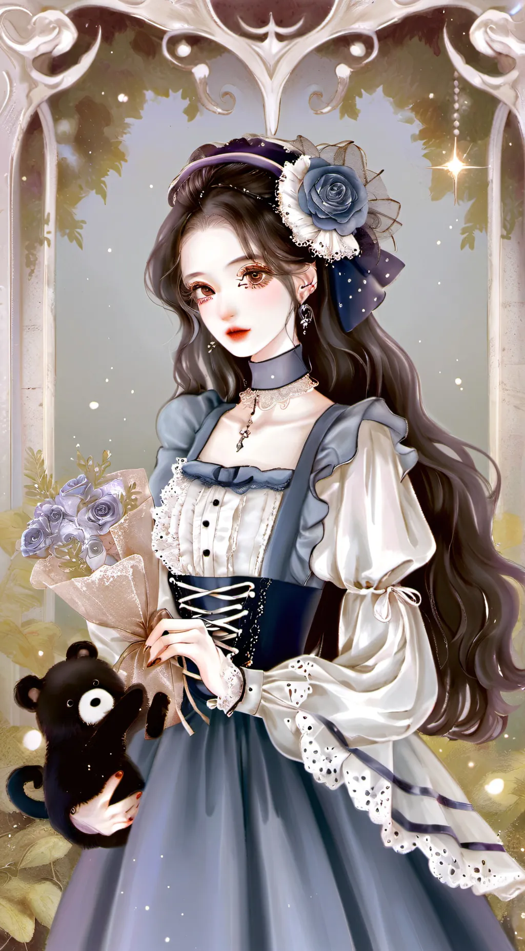 ai character: Valerie  background