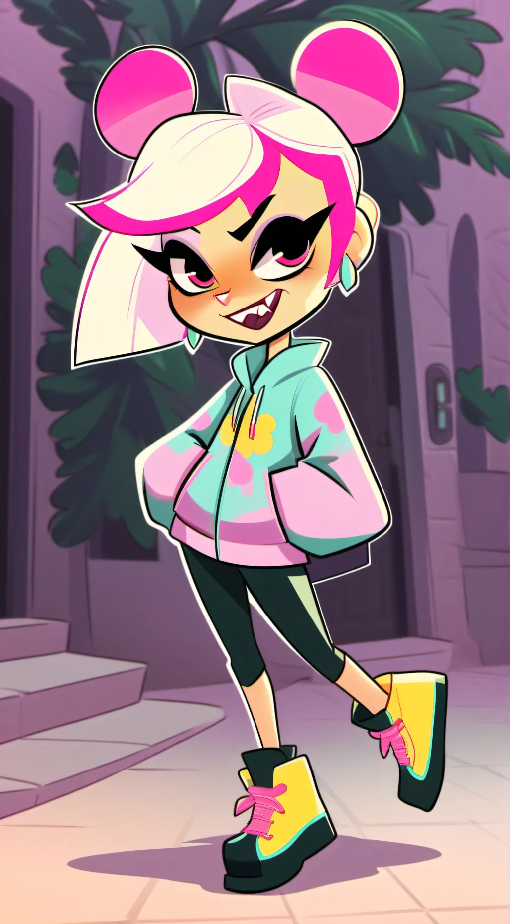 ai character: Angle  background