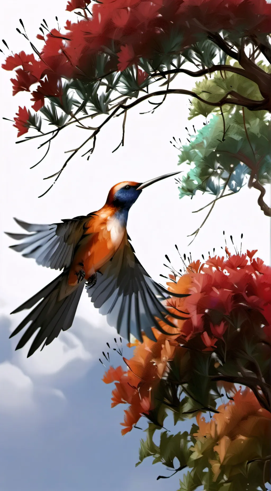 ai character: parrot background