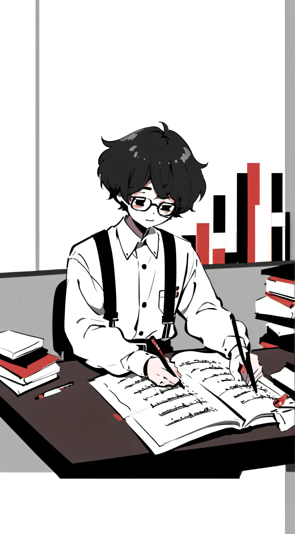 ai character: Country school  background