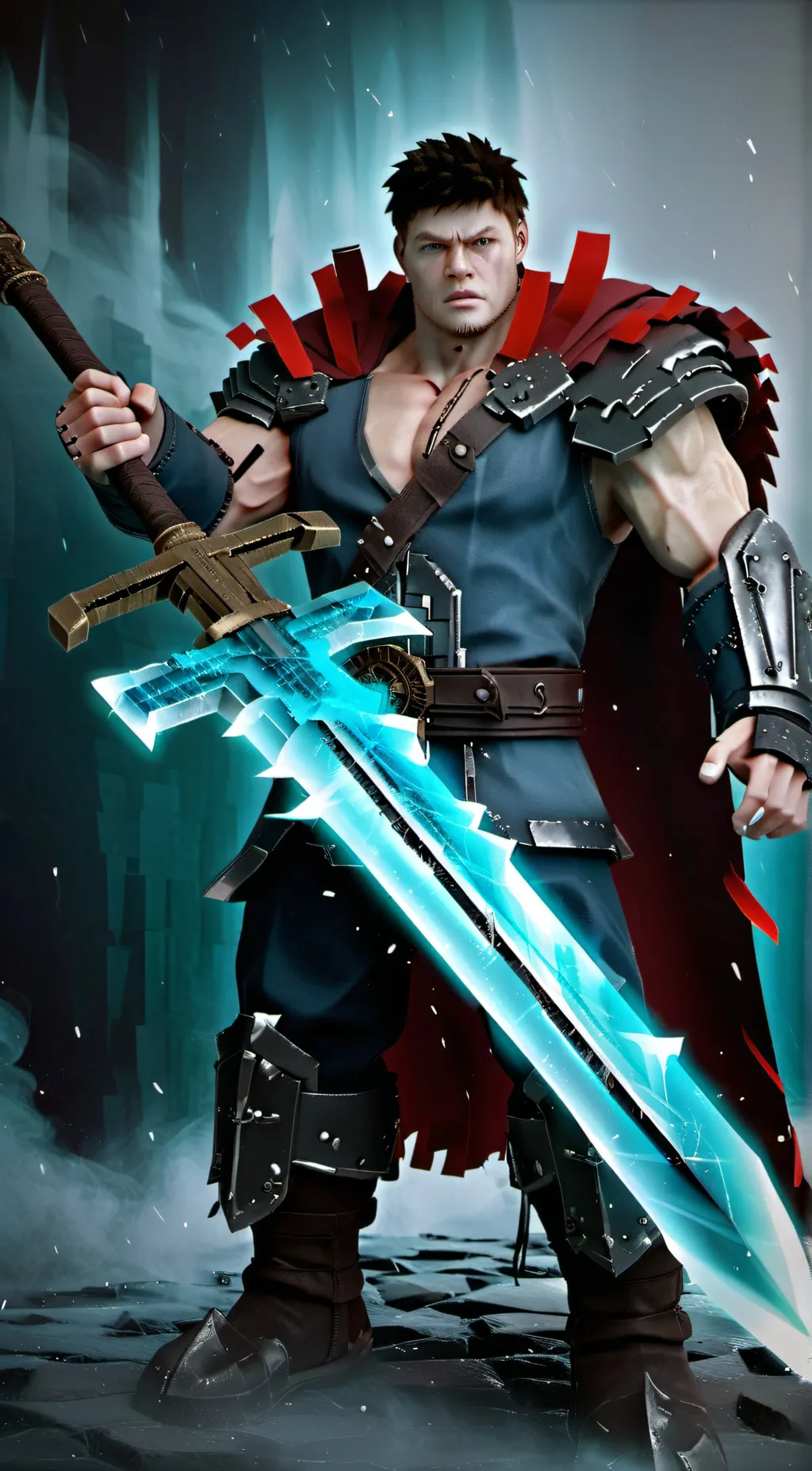 ai character: warrior Patrick background