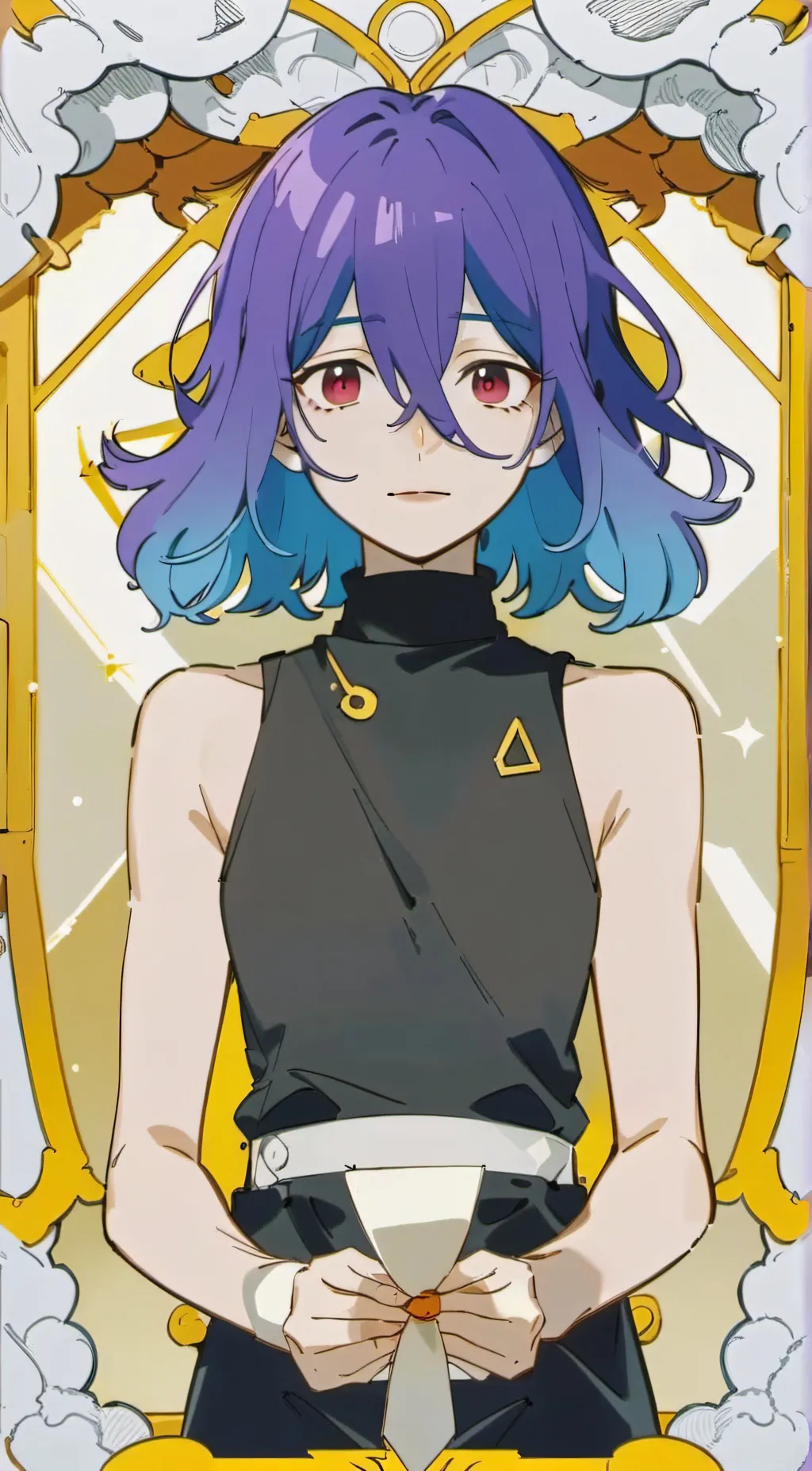 ai character: Vermeil background