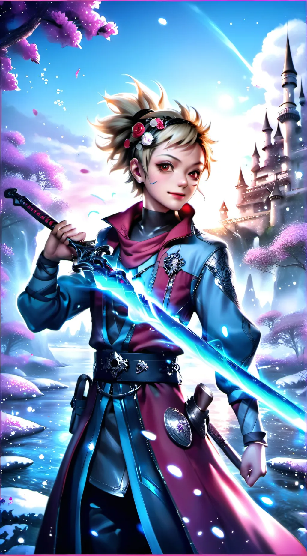 ai character: Ina Iman  background