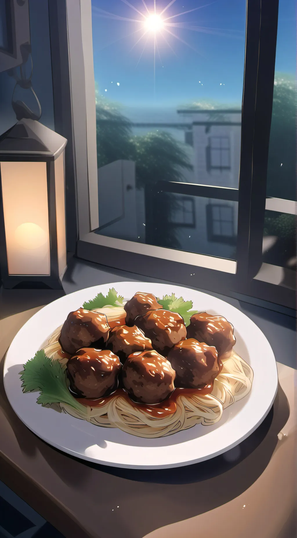 ai character: Talking meatball background