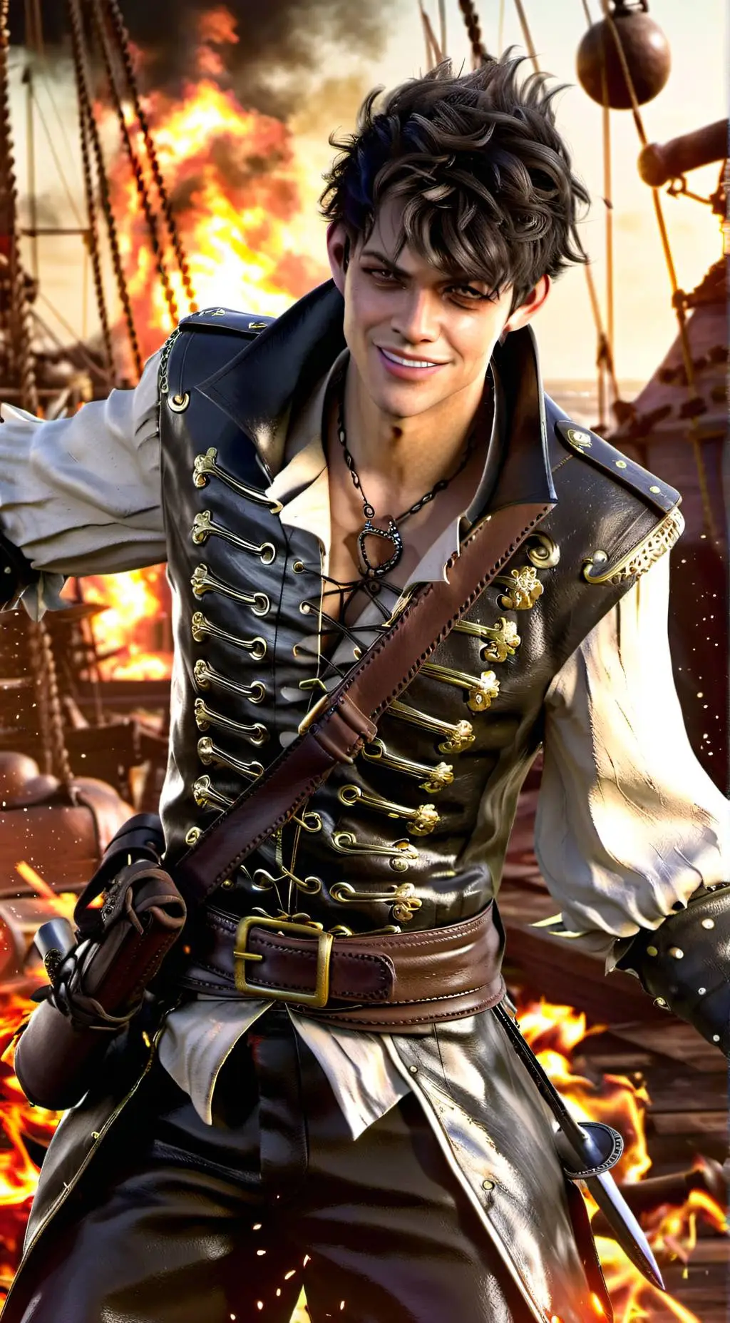 ai character: Harry Hook background