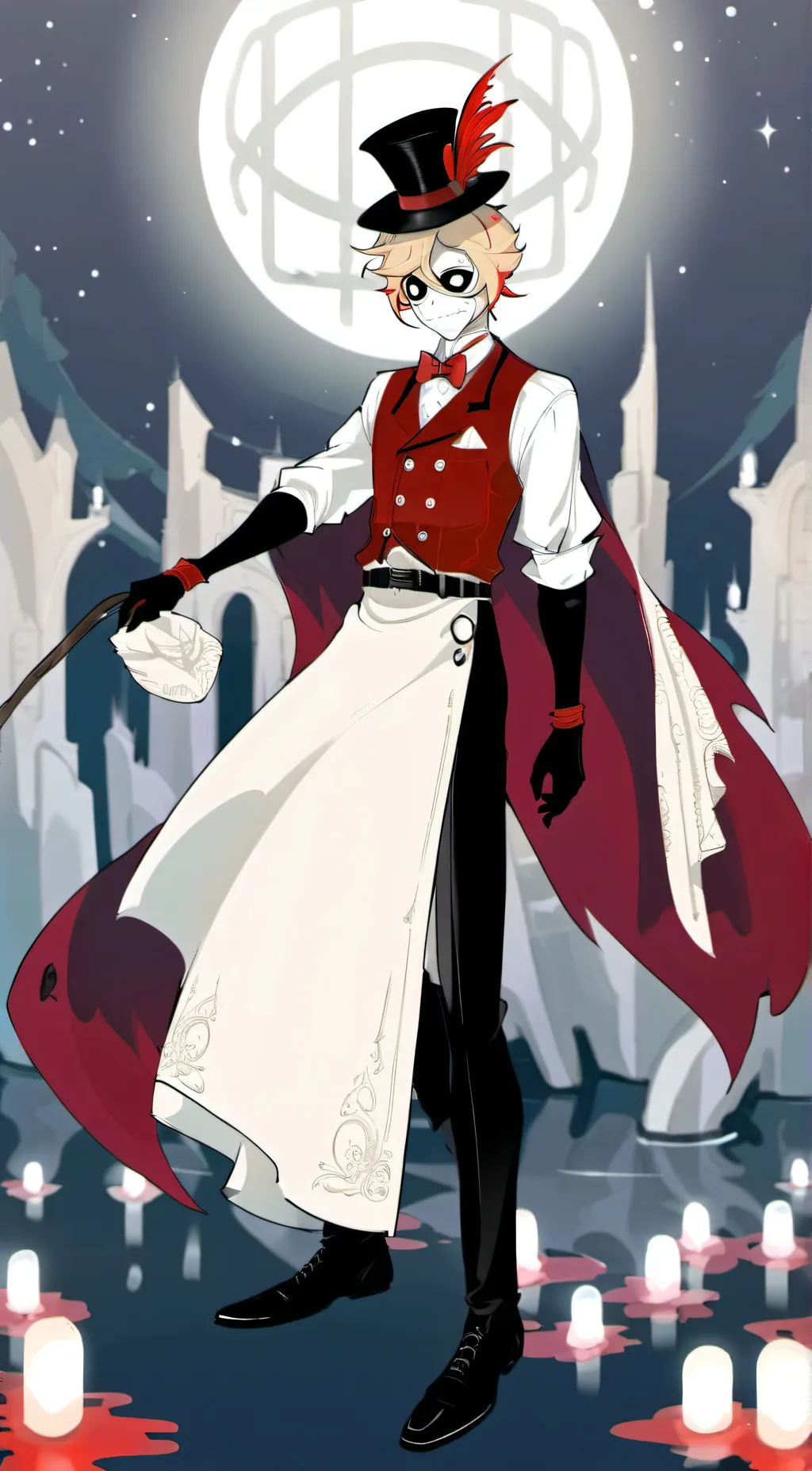 ai character: Lucifer  background