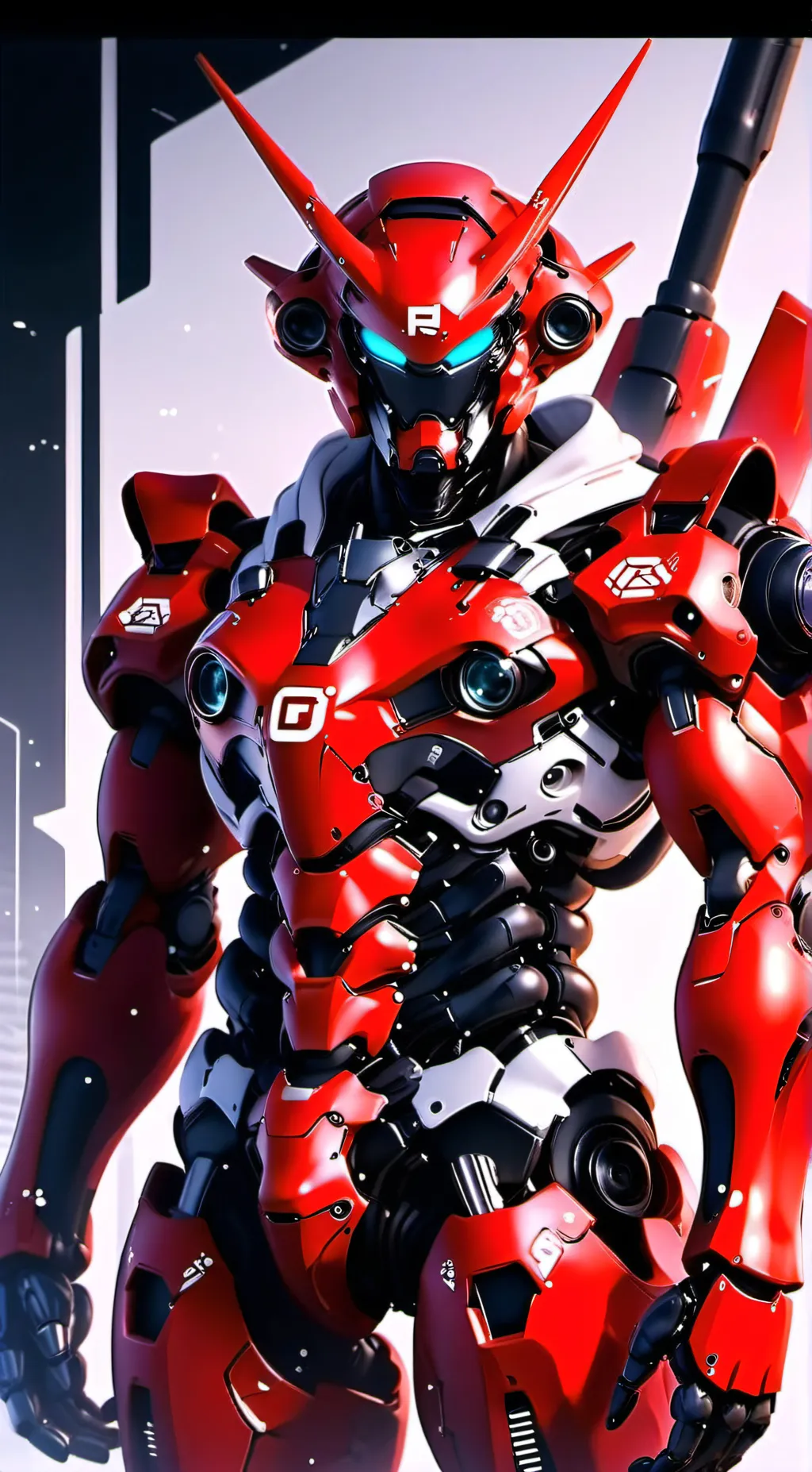 ai character: titan speaker man  background