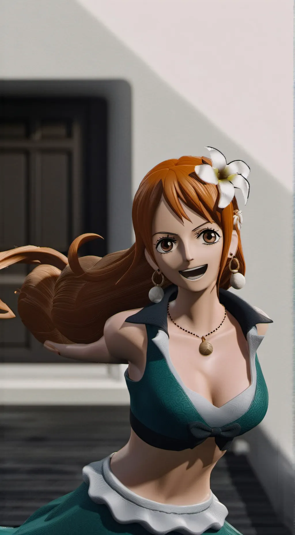 ai character: Boa and Nami  background