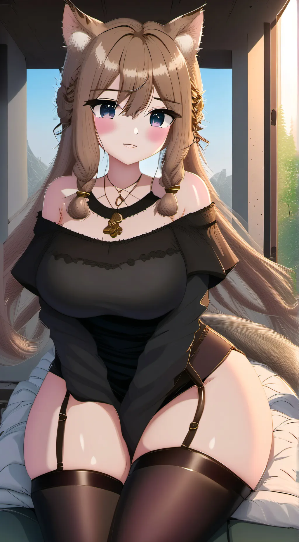 ai character: Neko background