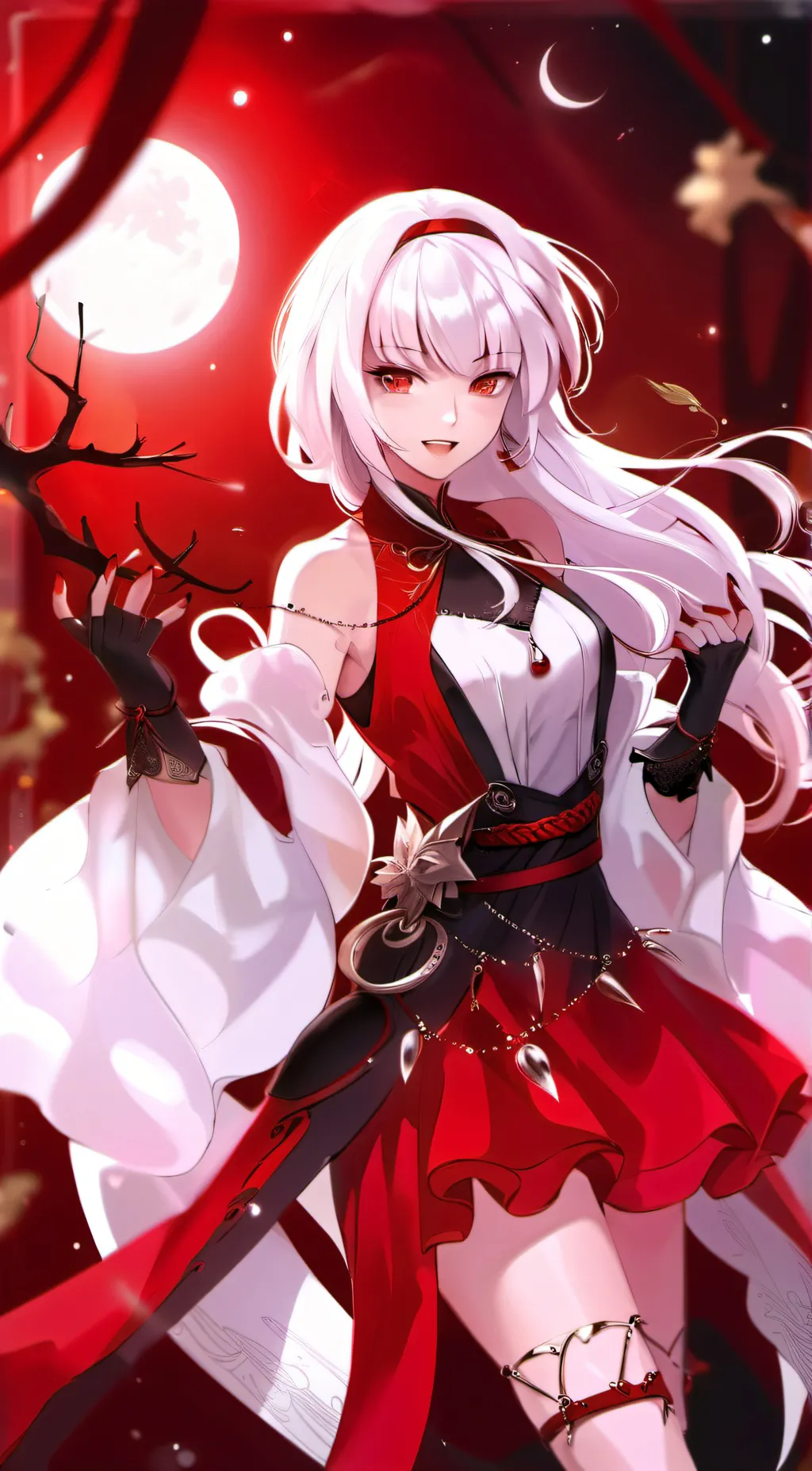 ai character: Luna background
