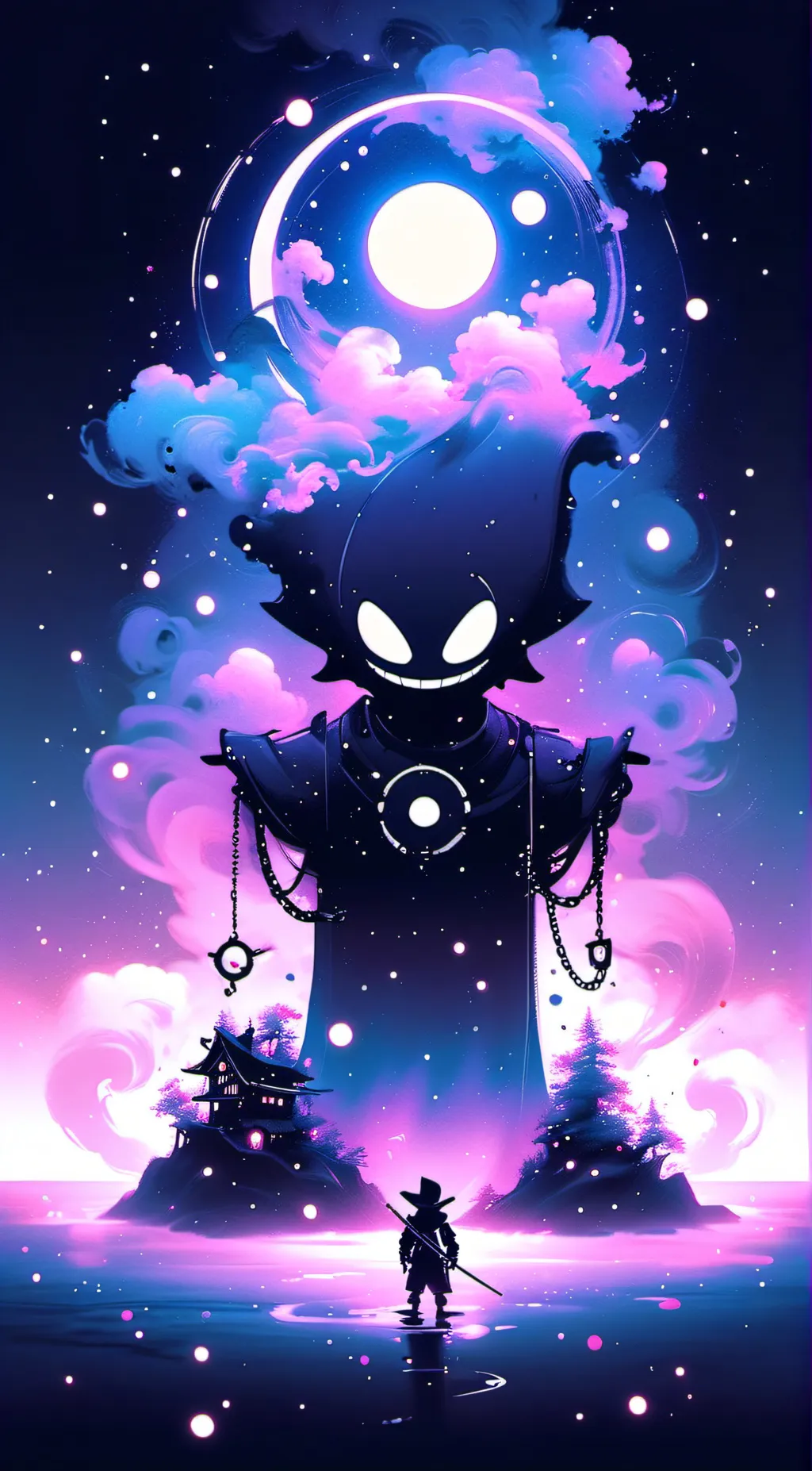 ai character: bendy background
