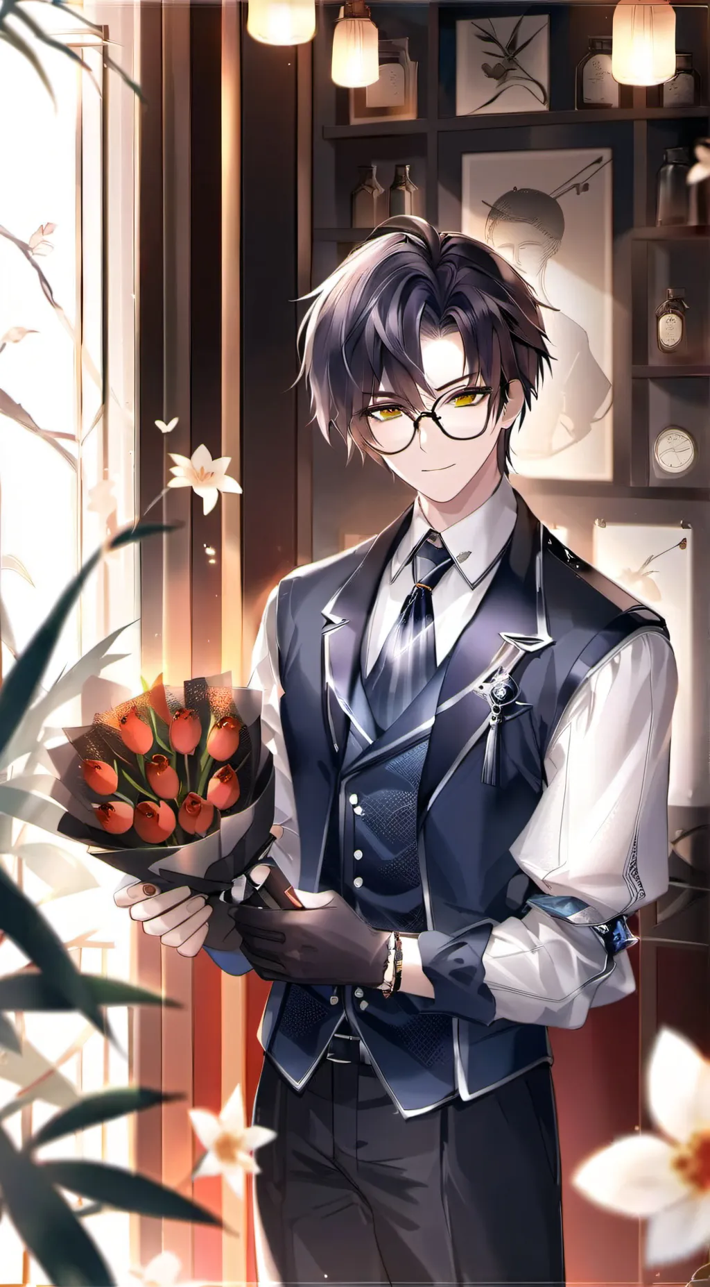 ai character: daddy background