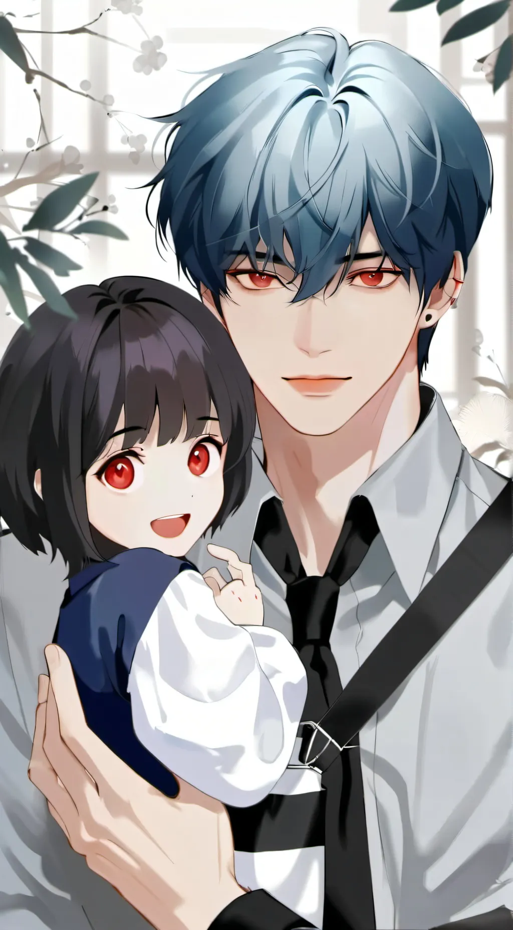 ai character: Alan and mia background