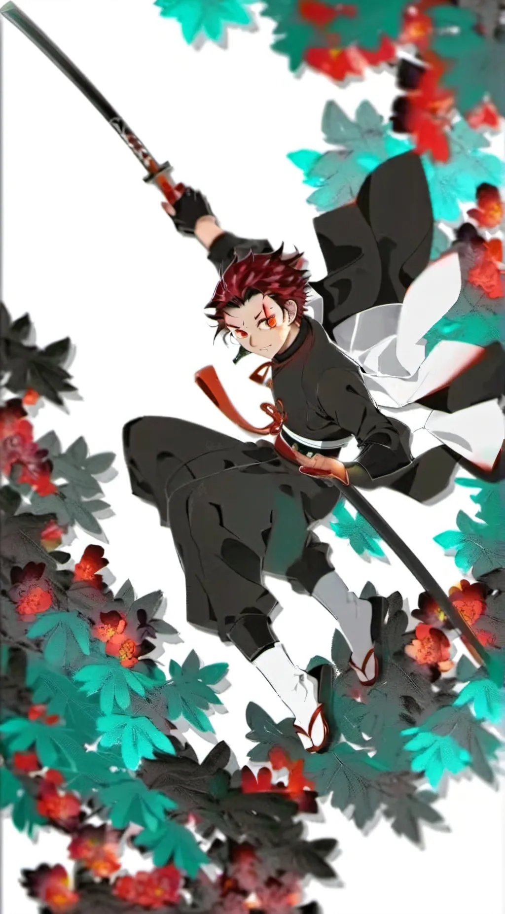 ai character: Demon slayer RPG background