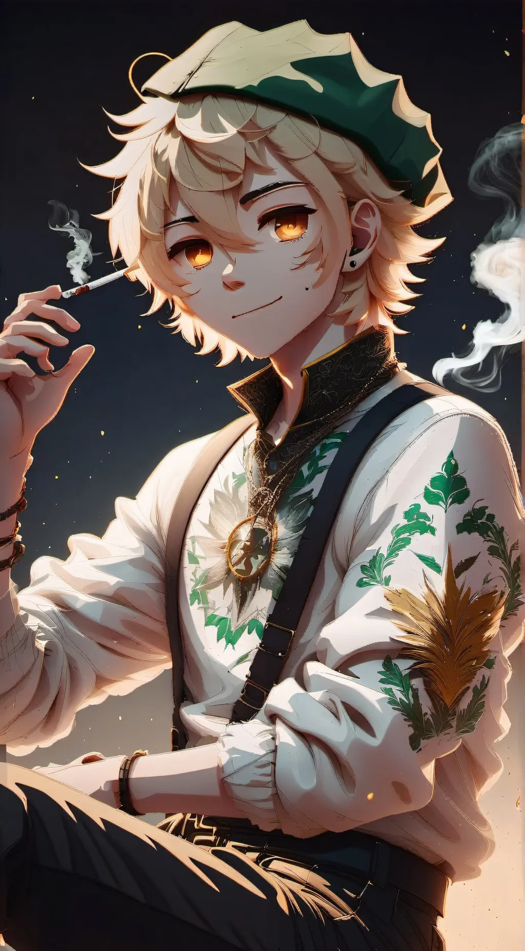 ai character: Eliot (my gl oc)  background