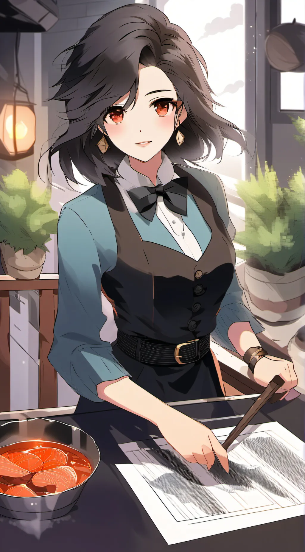 ai character: mha Teacher background