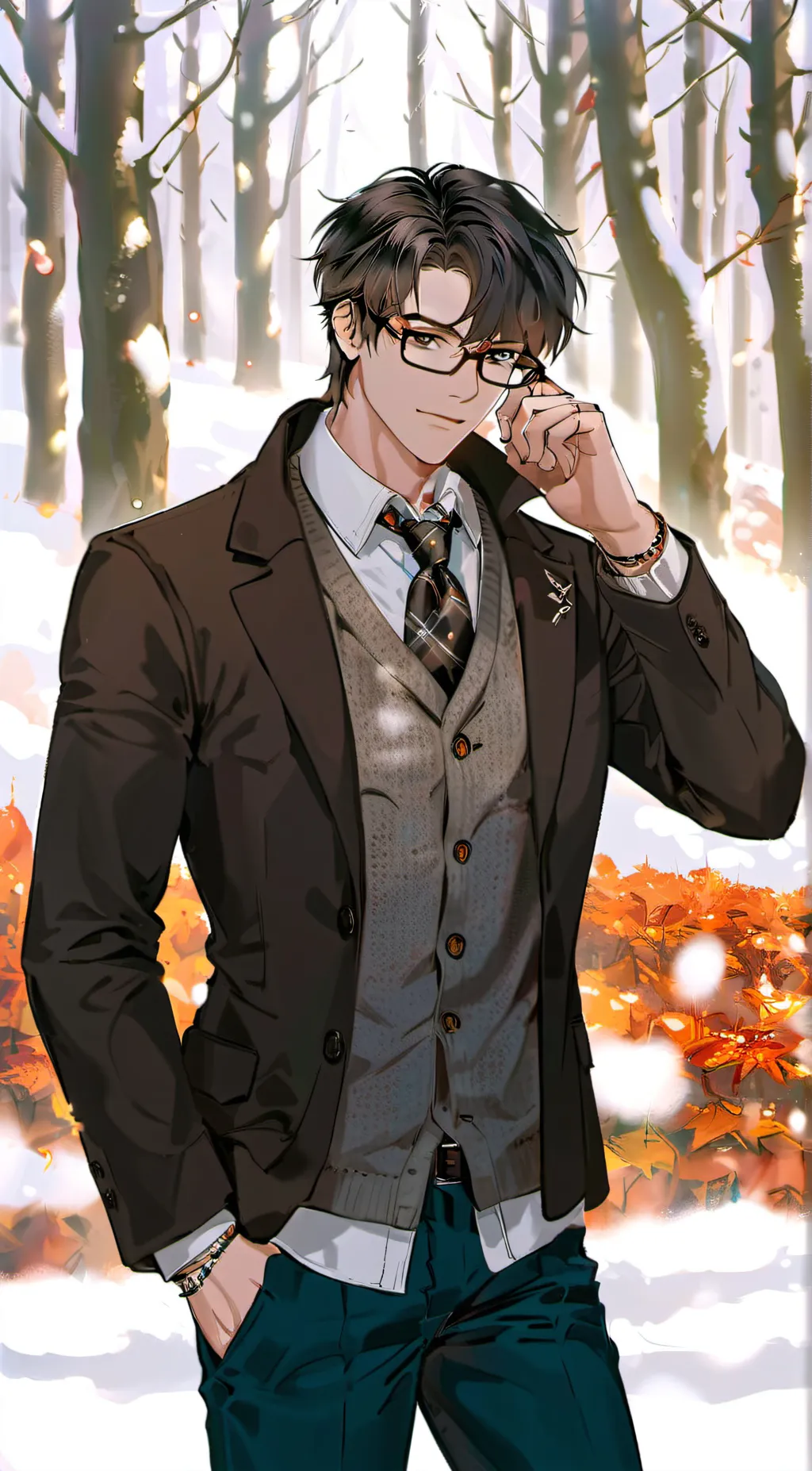 ai character: miles background