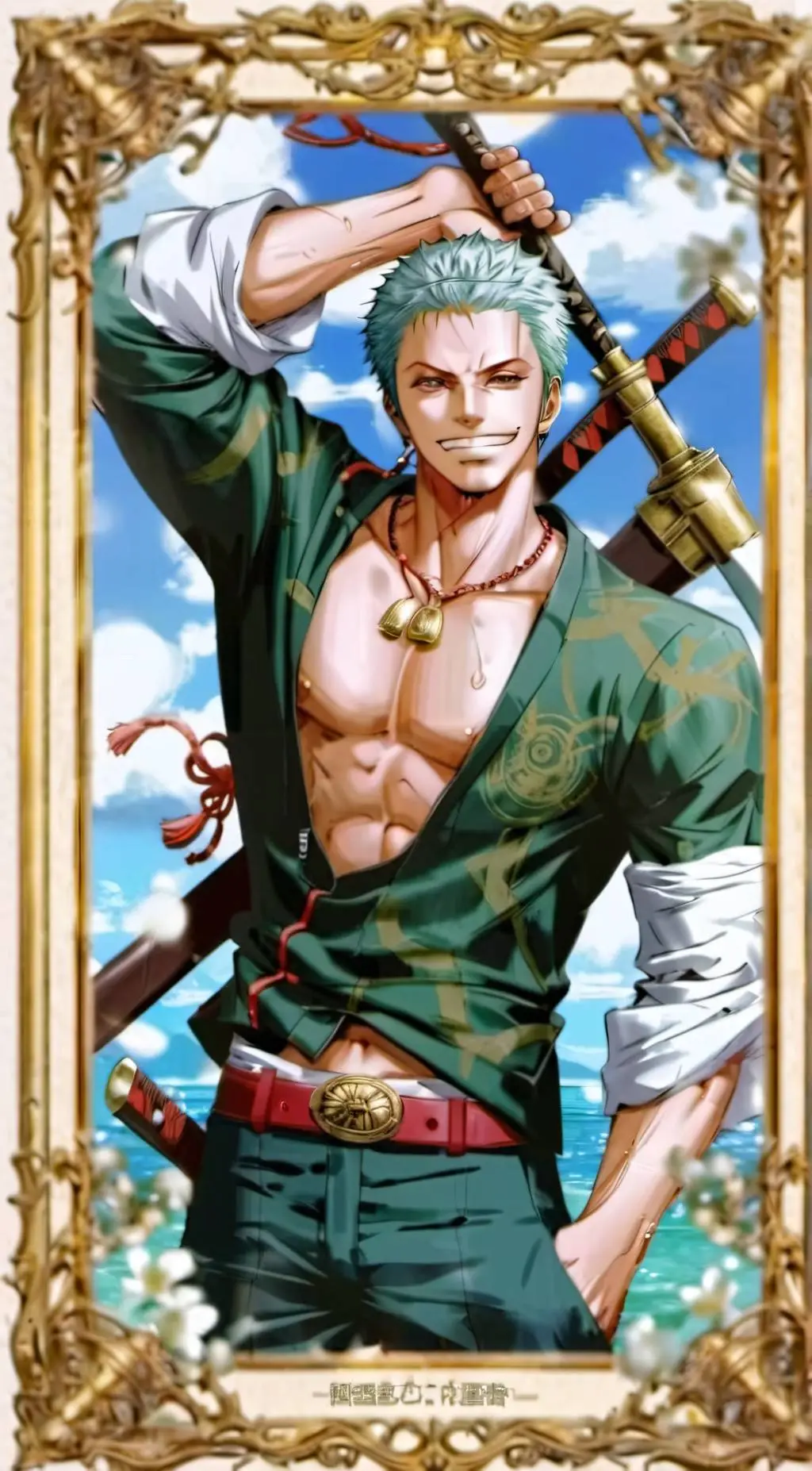 ai character: Roronoa Zoro background