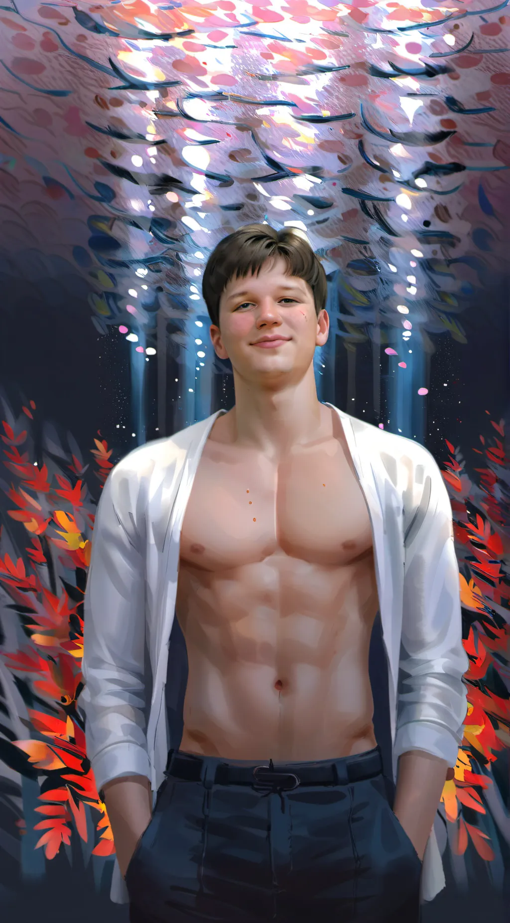 ai character: Daniel  background