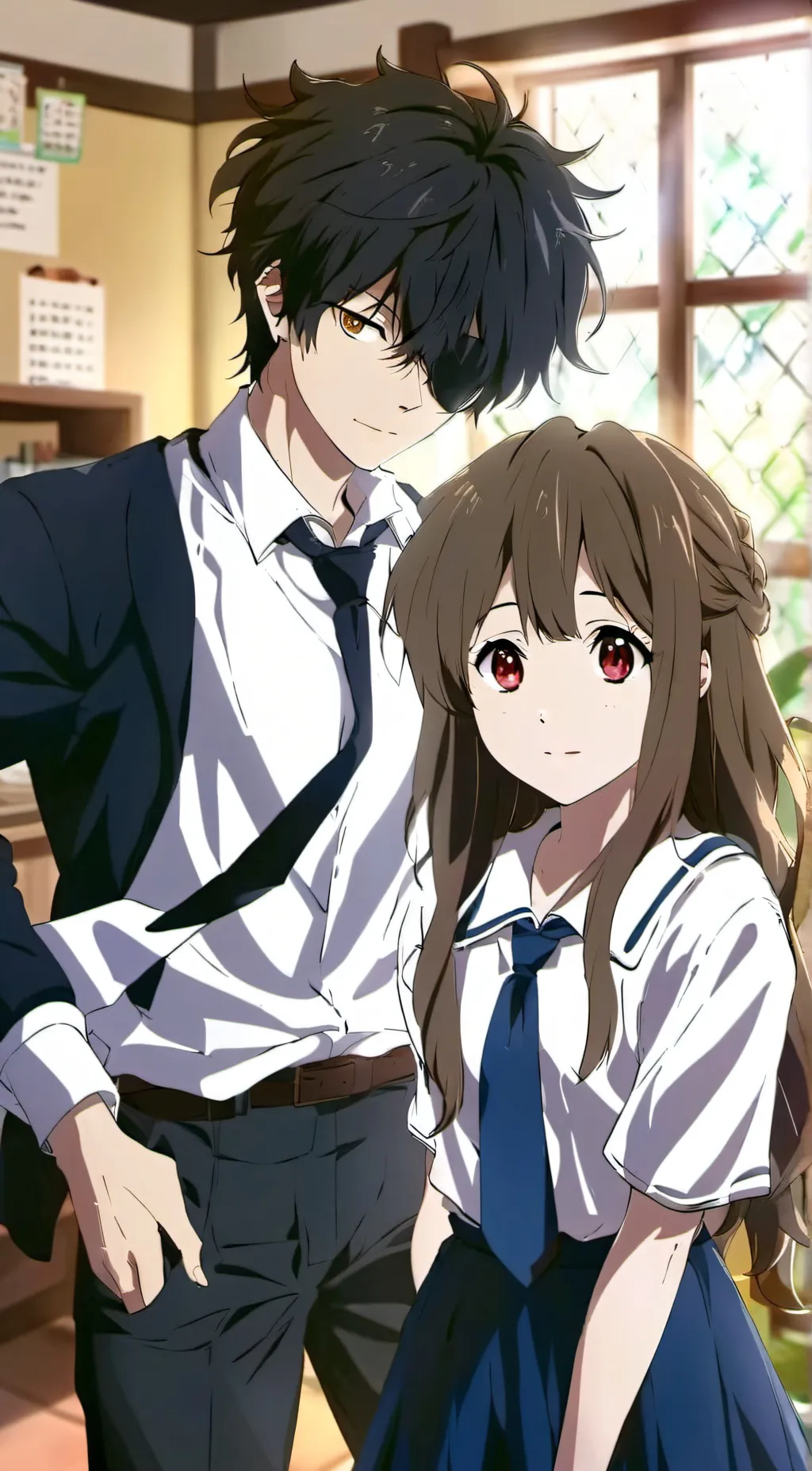 ai character: jack and Sofia  background