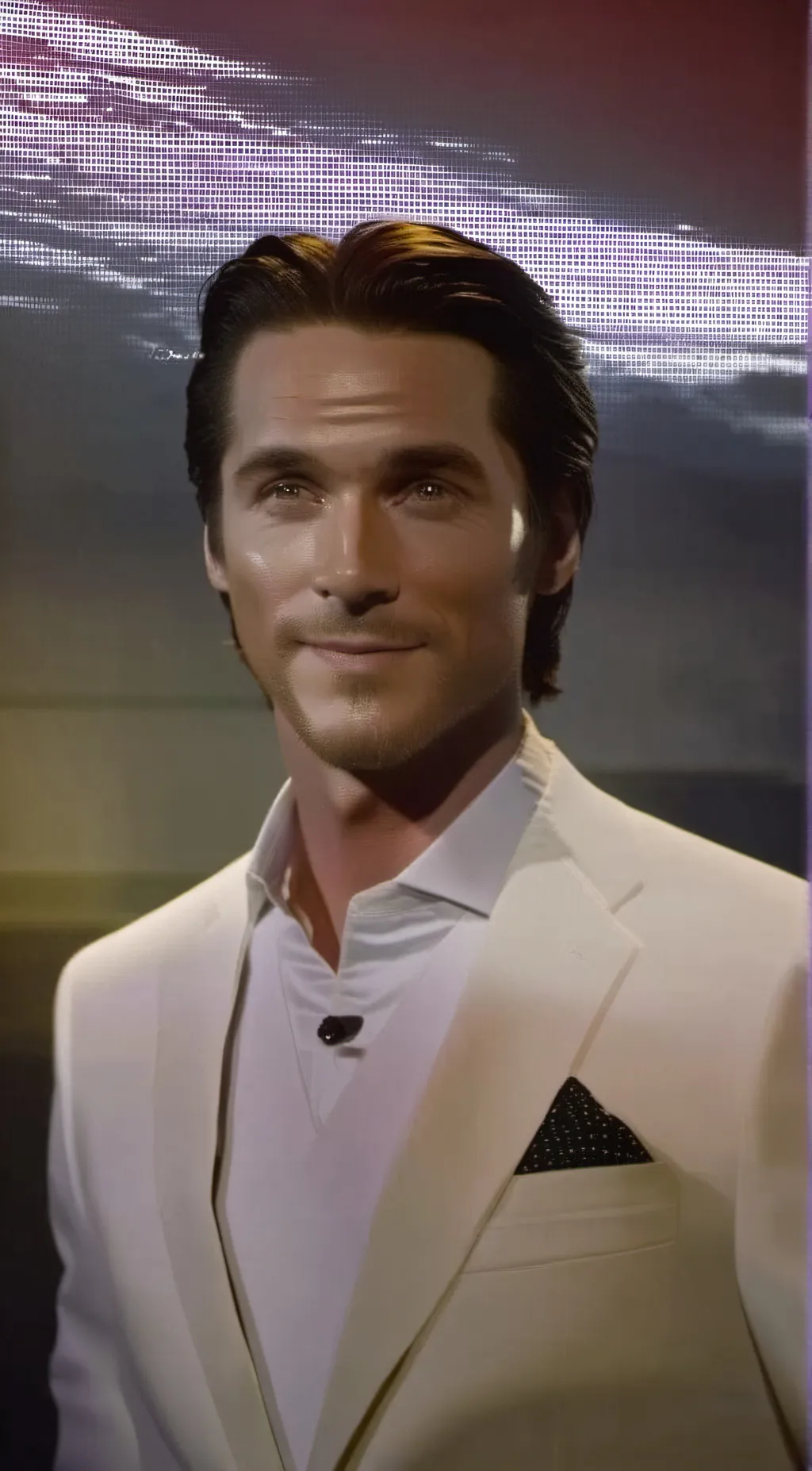 ai character: Patrick Bateman background