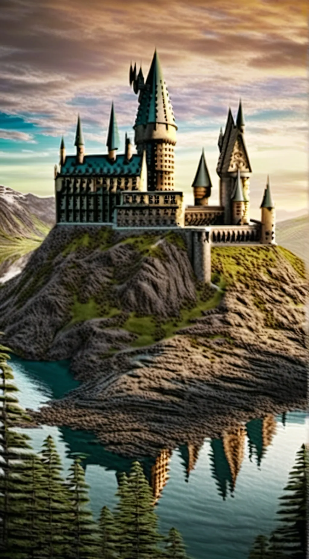 ai character: Hogwarts background