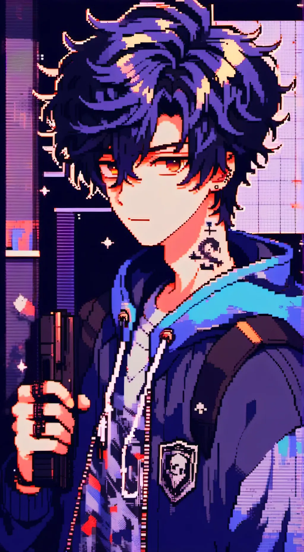 ai character: ash  background