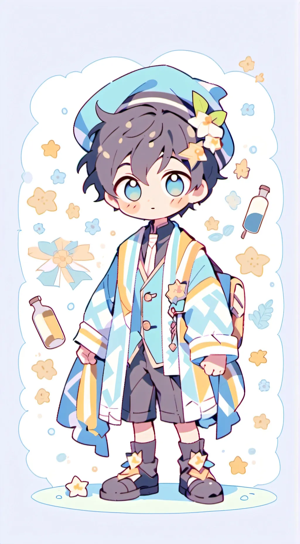 ai character: Jewish boy background