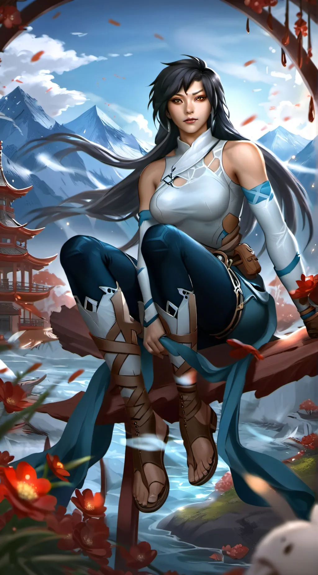 ai character: korra background