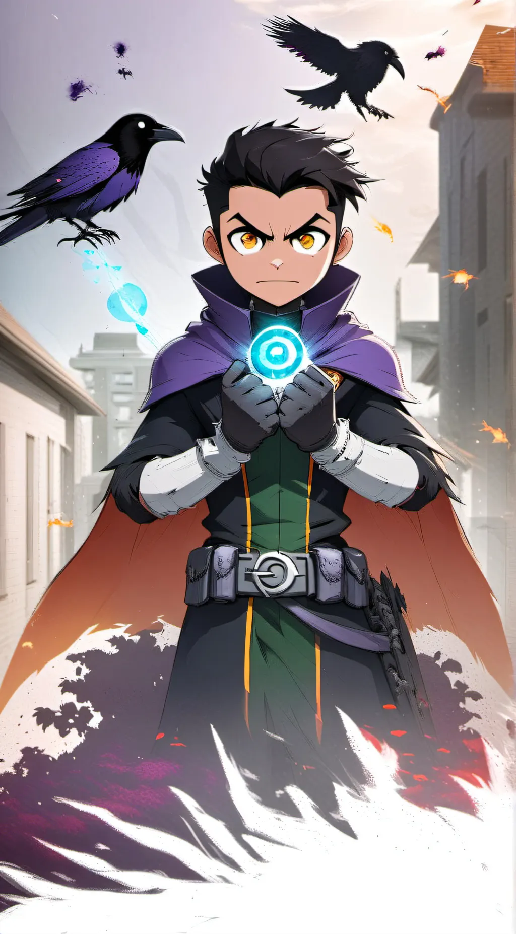 ai character: Teen titans background