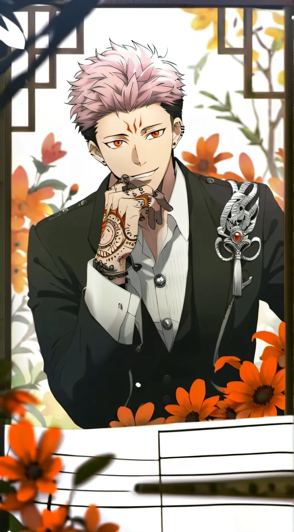 ai character: Sukuna background