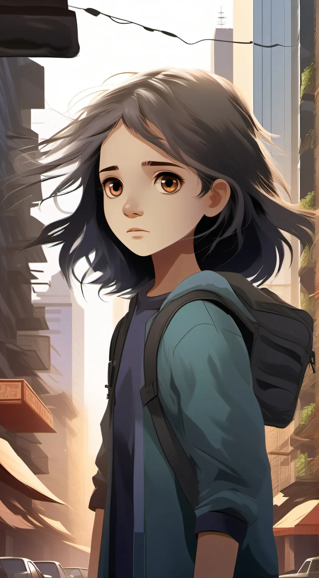 ai character: Sarah background