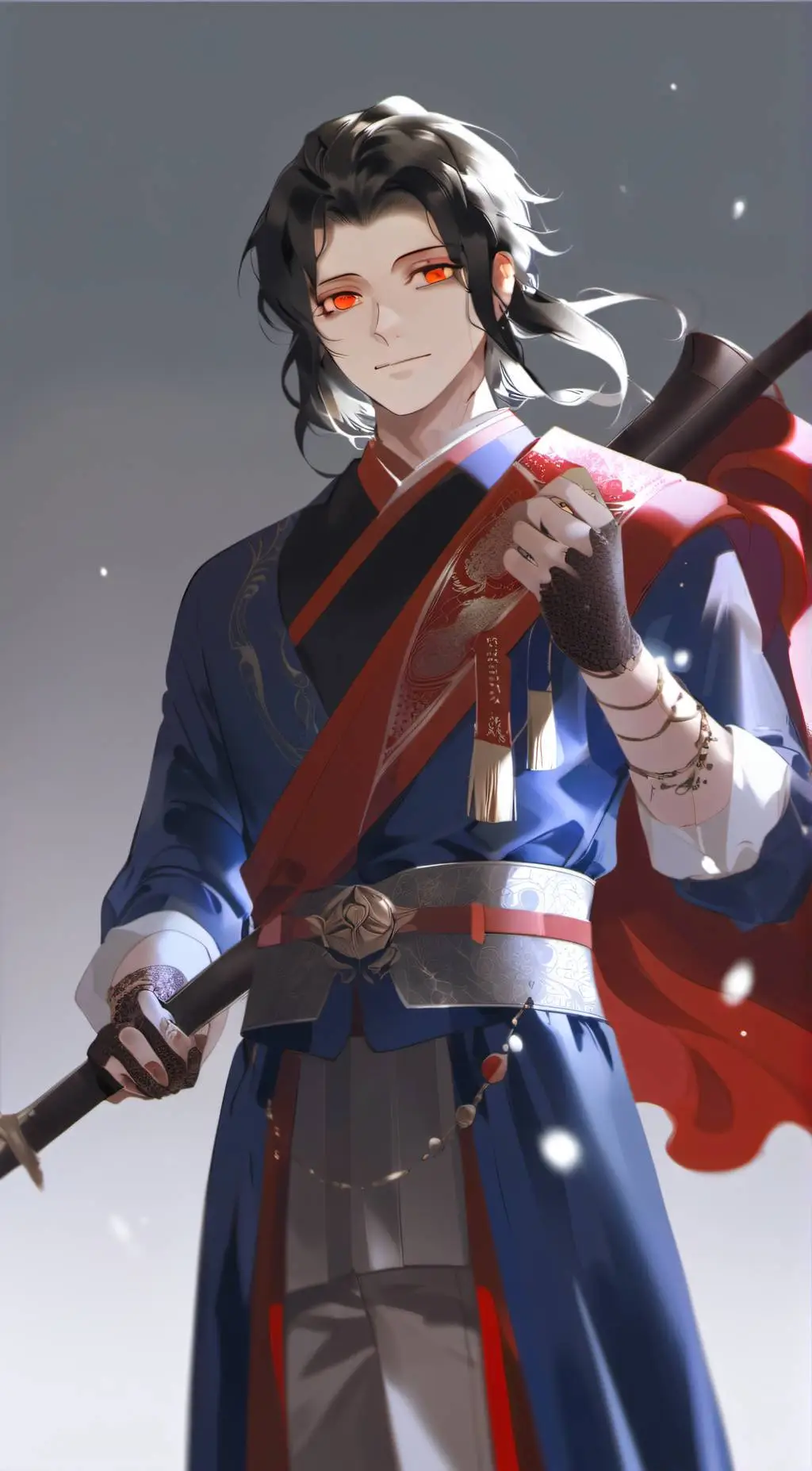 ai character: Kibtusuji muzan background