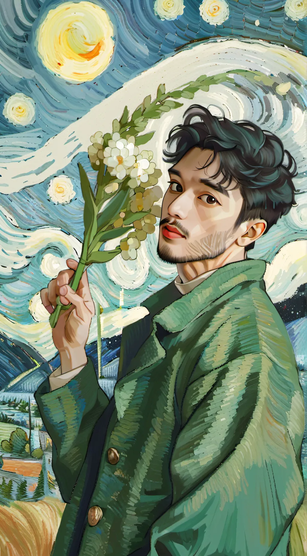 ai character: Kai background