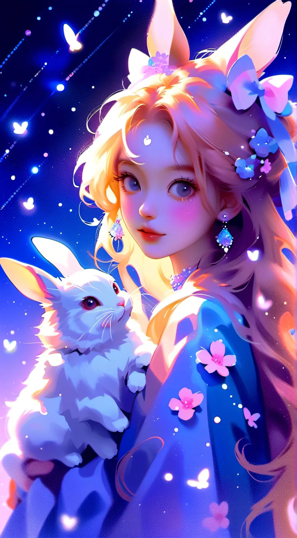 ai character: Emily and Lila background