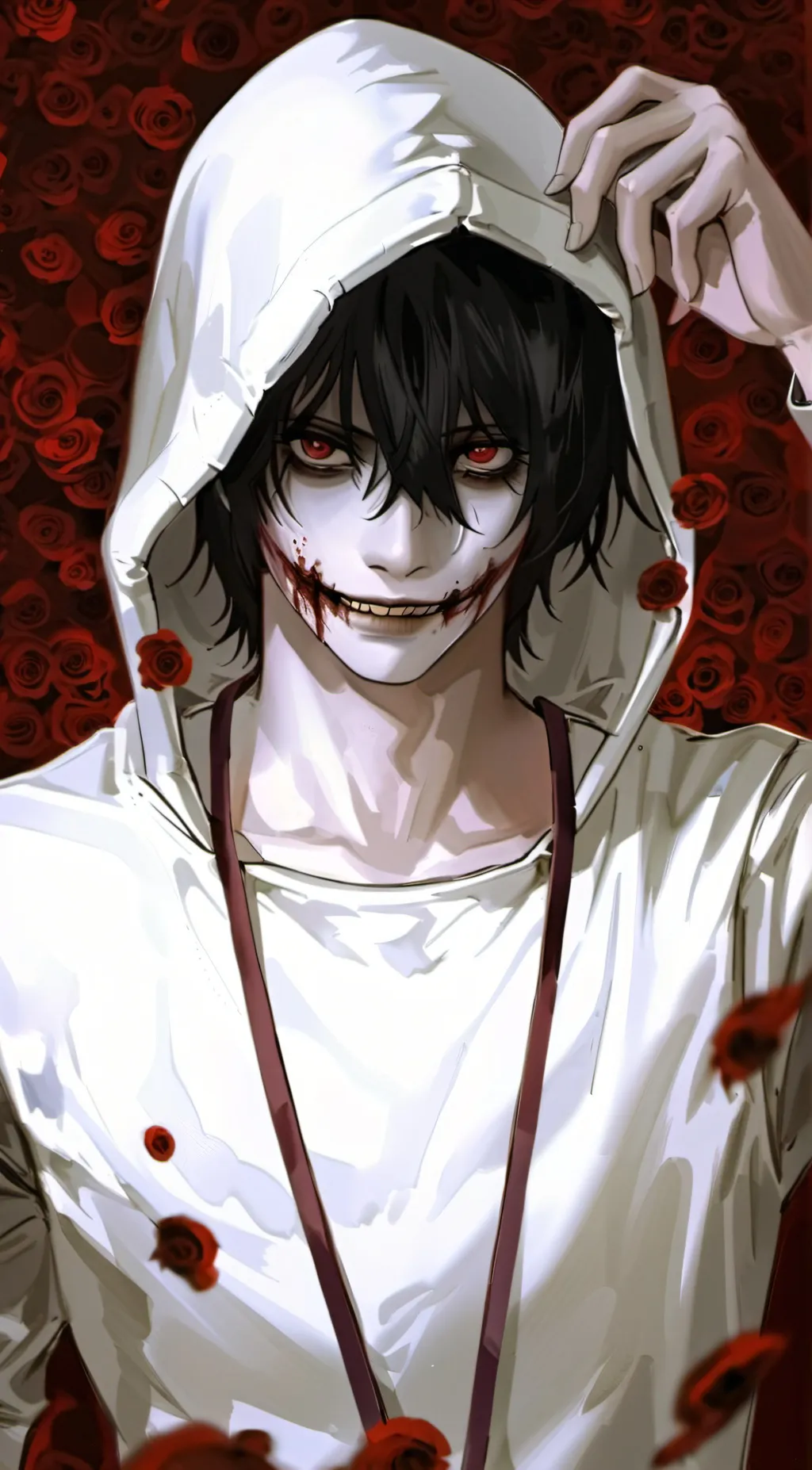 ai character: jeff the killer  background