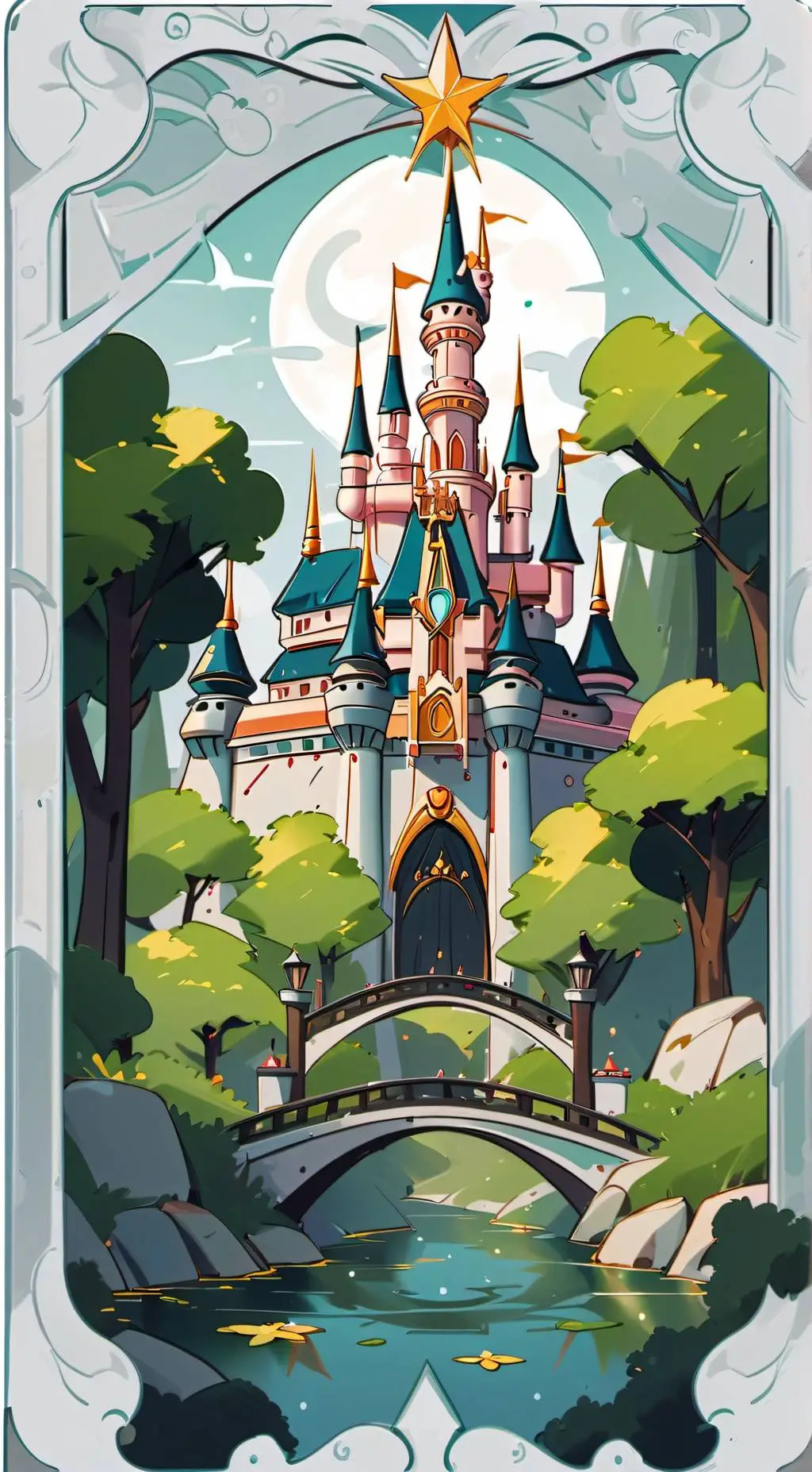 ai character: Disney Trip Mha background