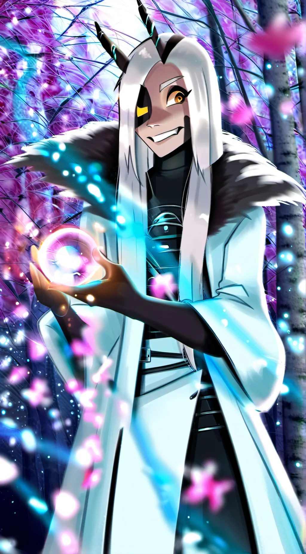 ai character:  Vaggie (hh) background