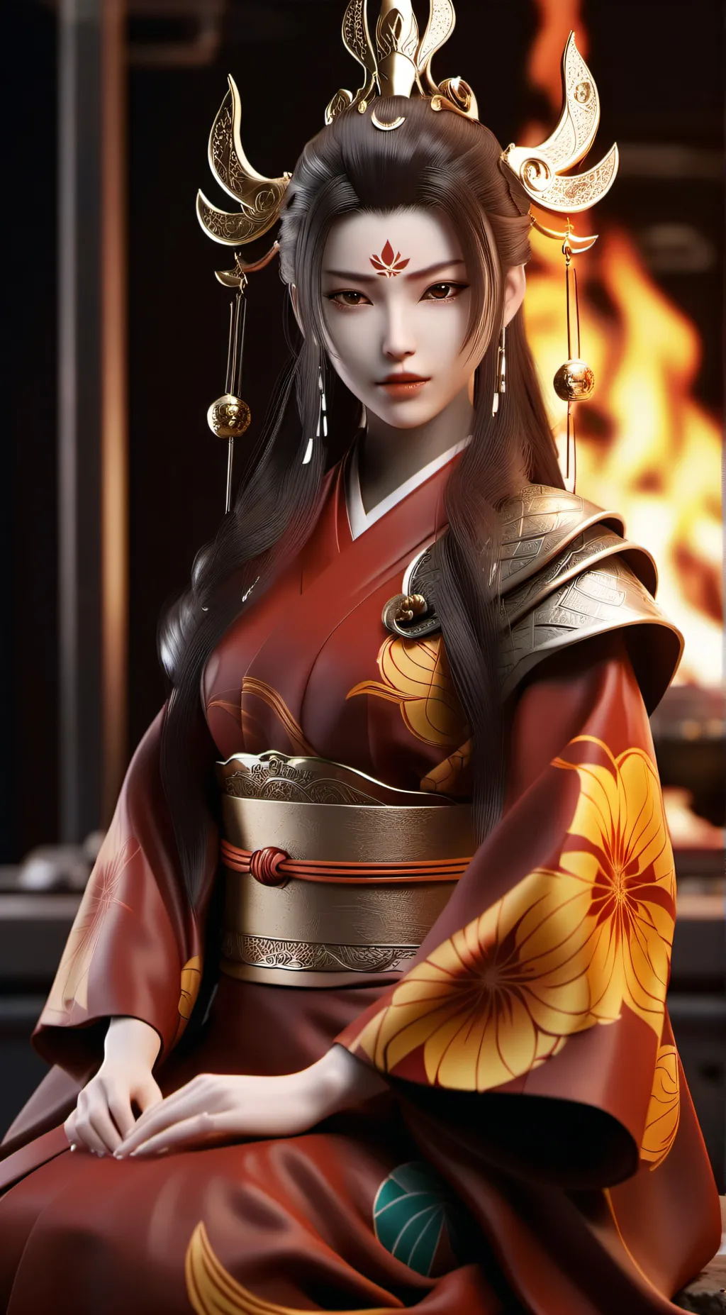 ai character: Azula background