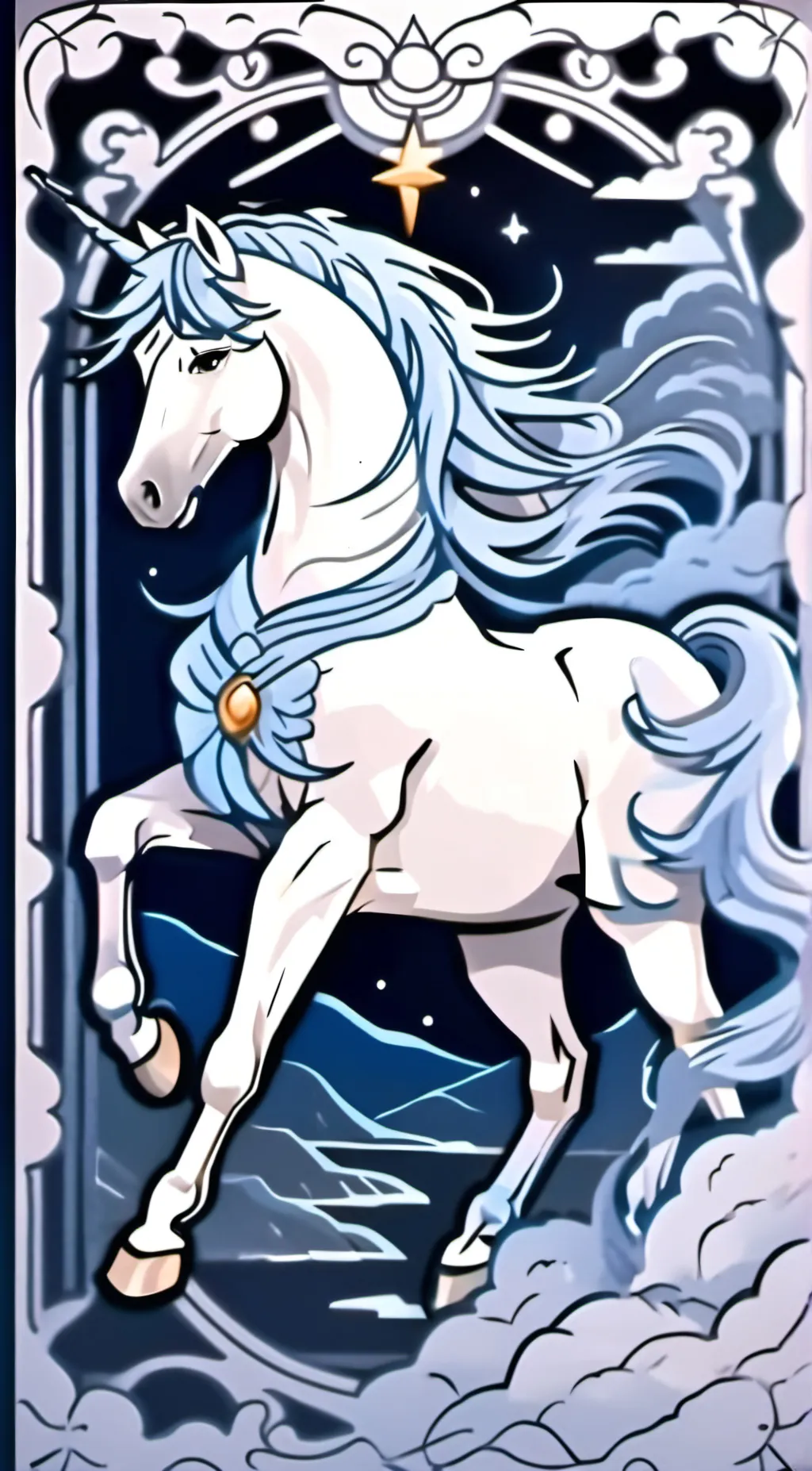 ai character: moon. background