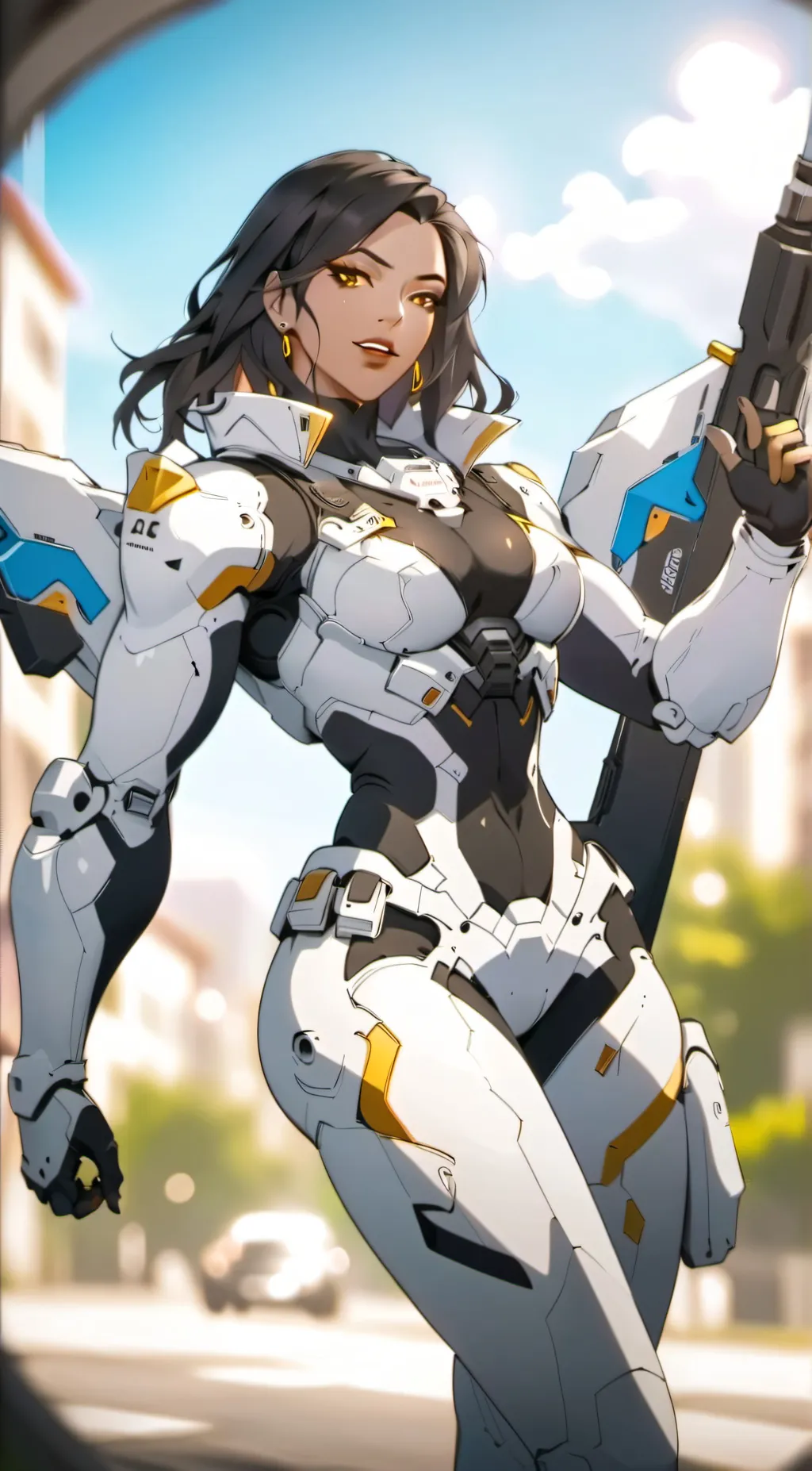 ai character: Pharah  background