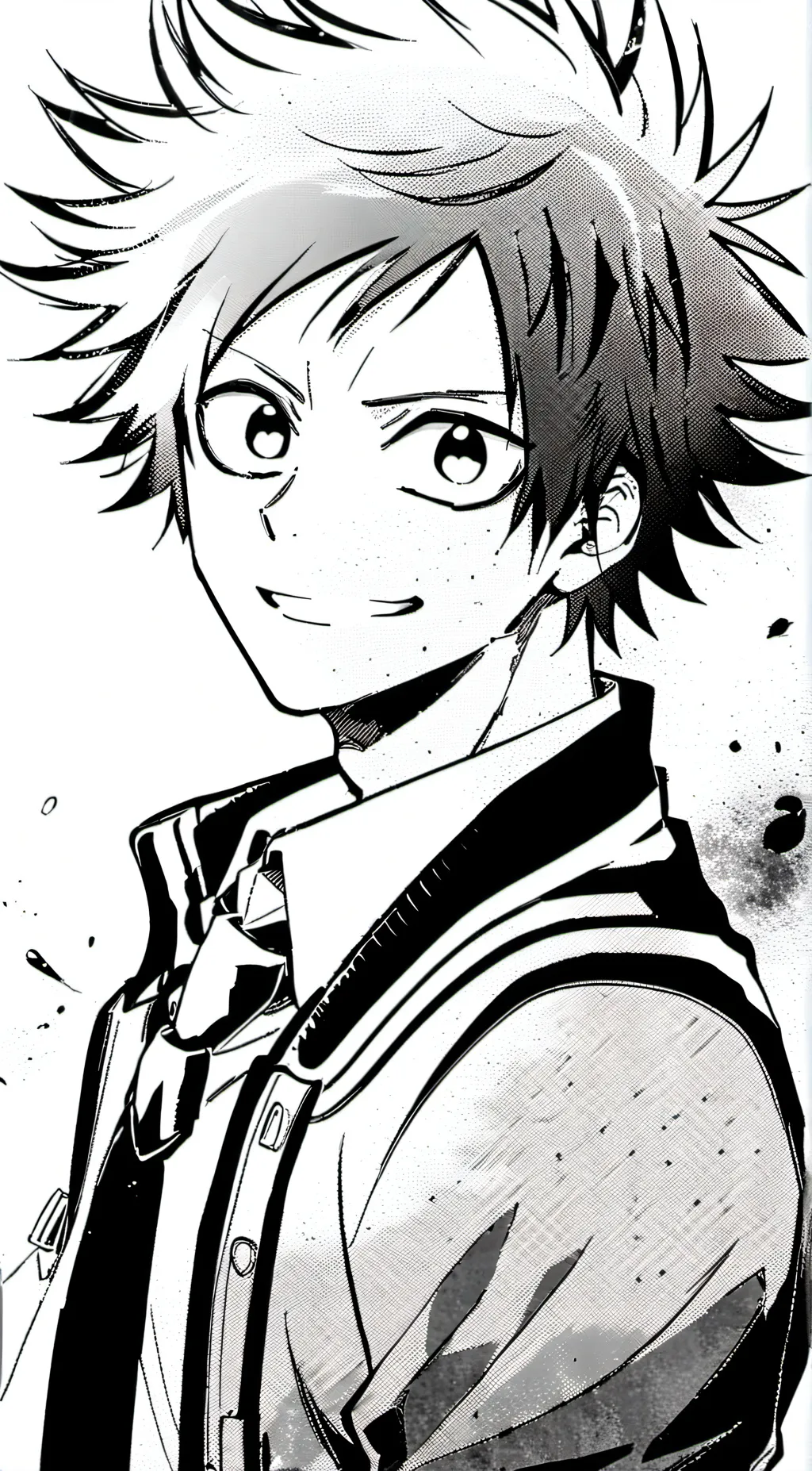 ai character: Mha fight background