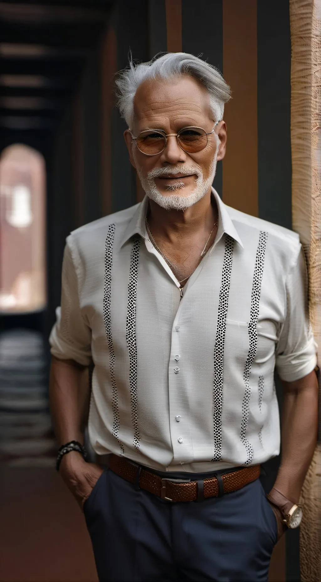 ai character: collgirl background